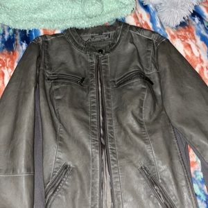 Leather jacket